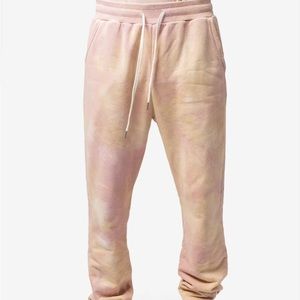 John Elliot pink tye dye sweats